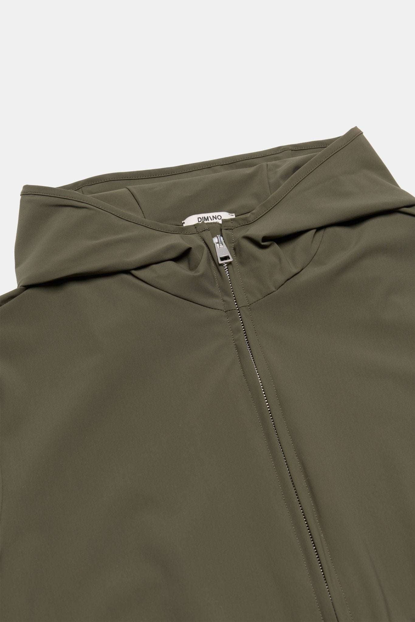 Dark Green Hooded Tech Vest