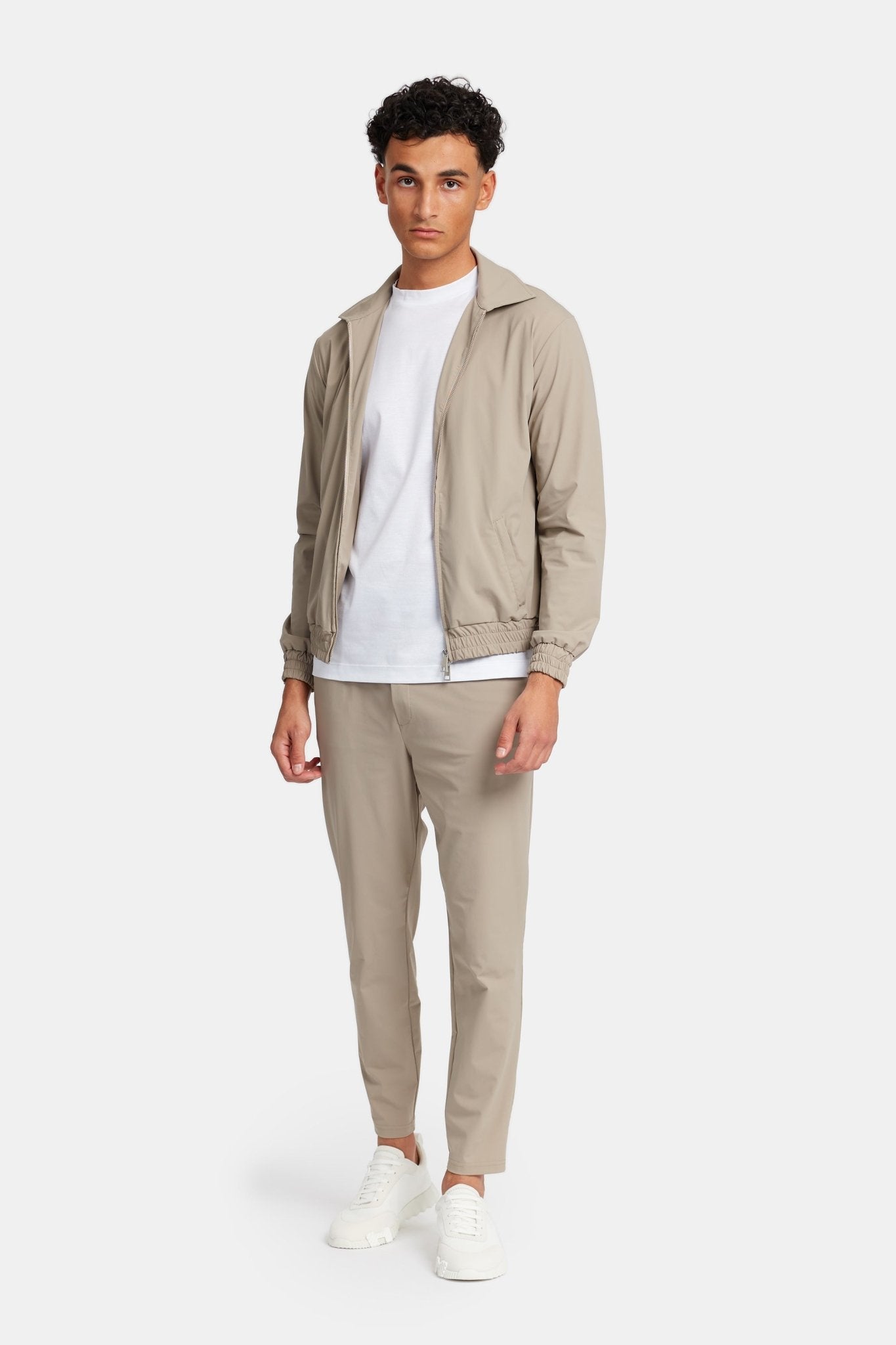 Light Beige Tech Pants
