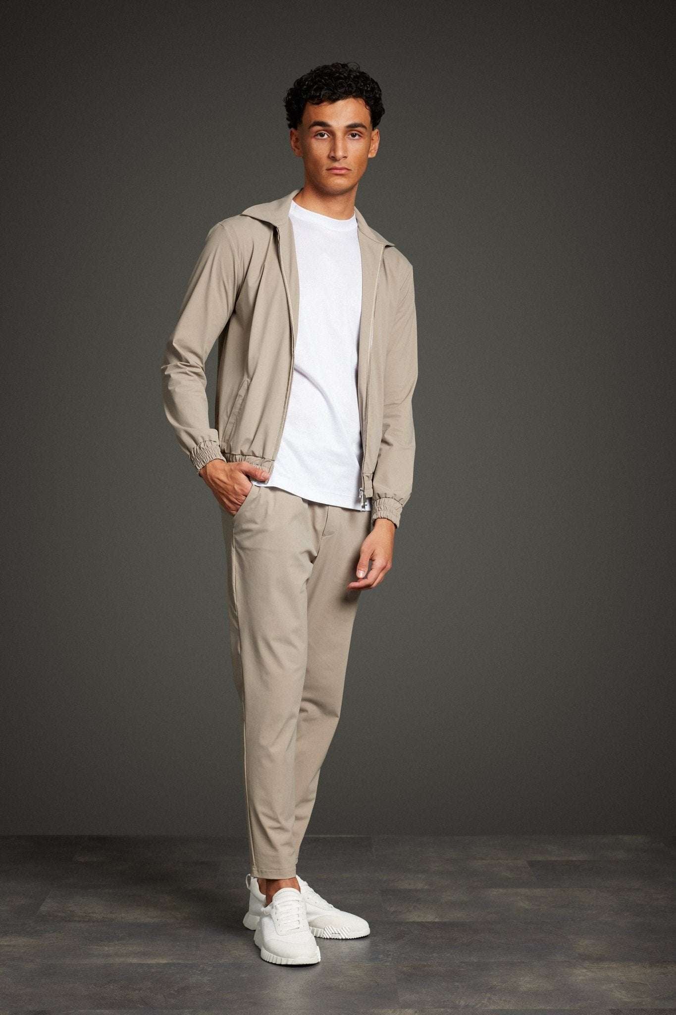 Light Beige Tech Suit